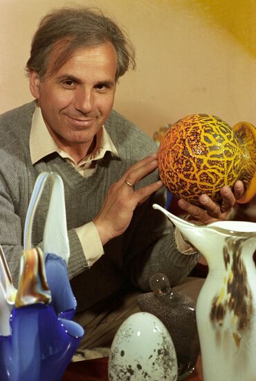 Glass artist Frants Chernyak