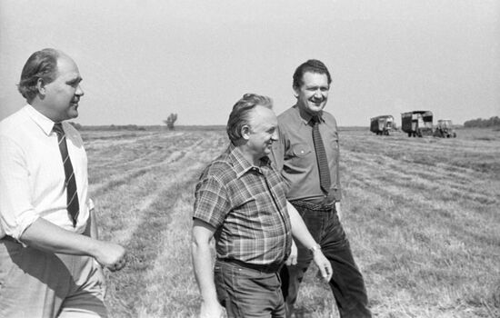 Zigmantas Dokas, director of Lithuanian state-run farm named after CPSU 25th Congress