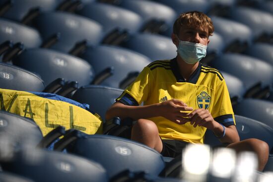 Russia Soccer Euro 2020 Sweden - Slovakia