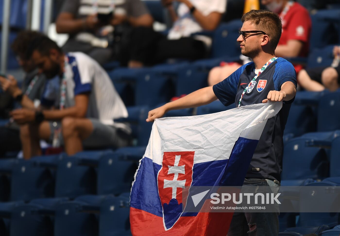 Russia Soccer Euro 2020 Sweden - Slovakia