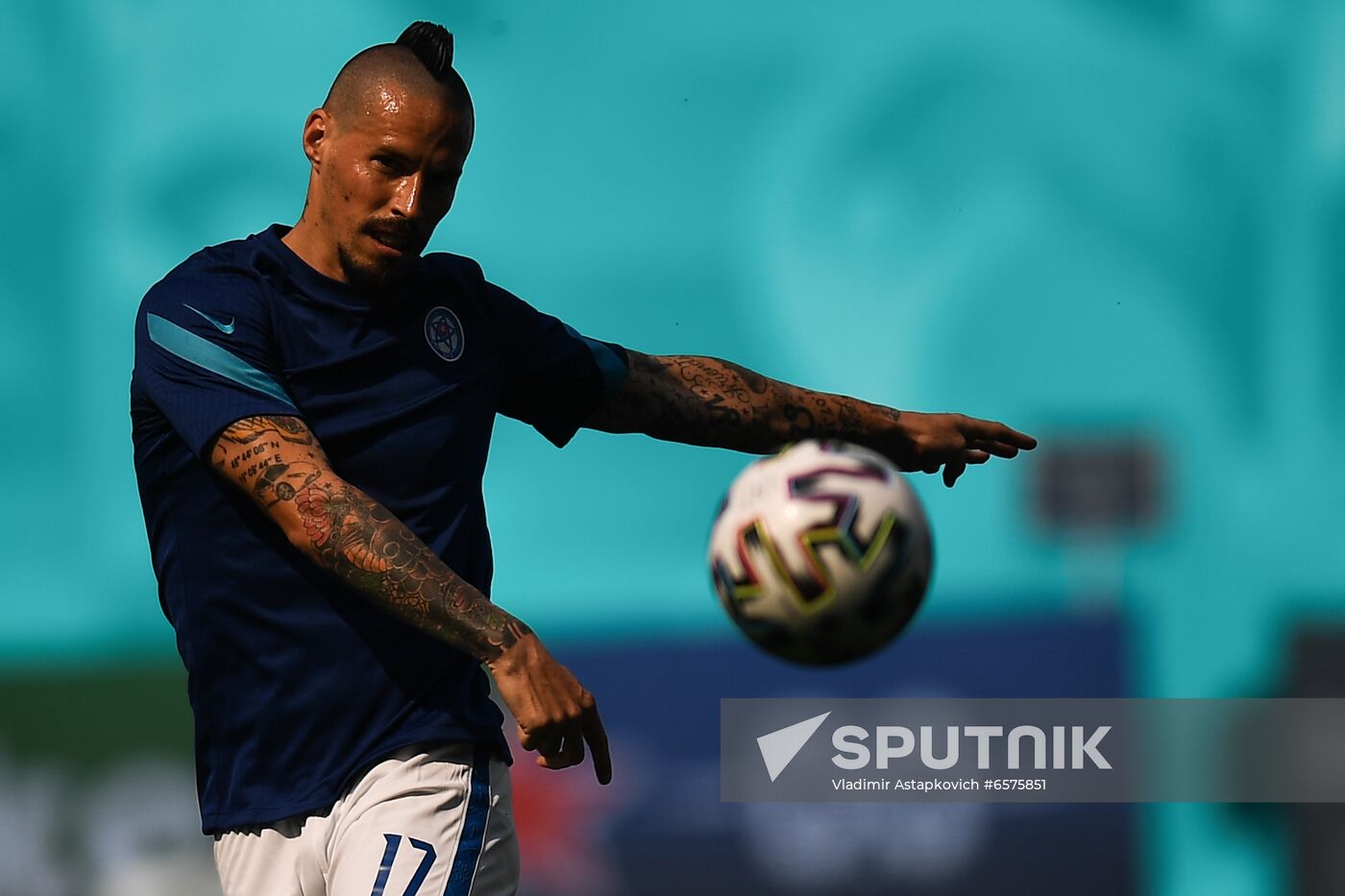 Russia Soccer Euro 2020 Sweden - Slovakia