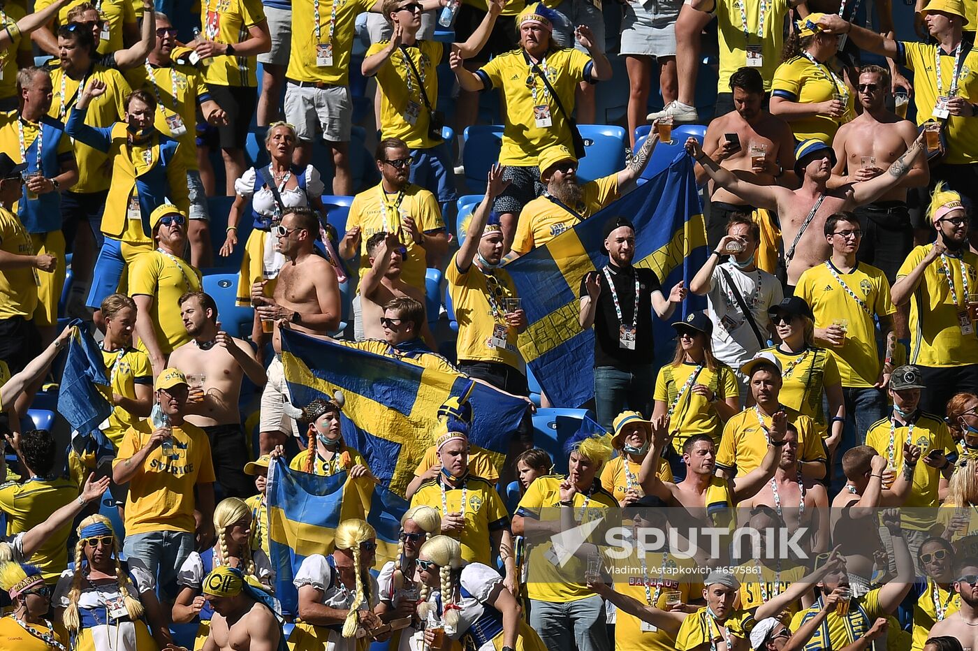 Russia Soccer Euro 2020 Sweden - Slovakia