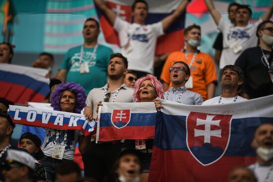 Russia Soccer Euro 2020 Sweden - Slovakia
