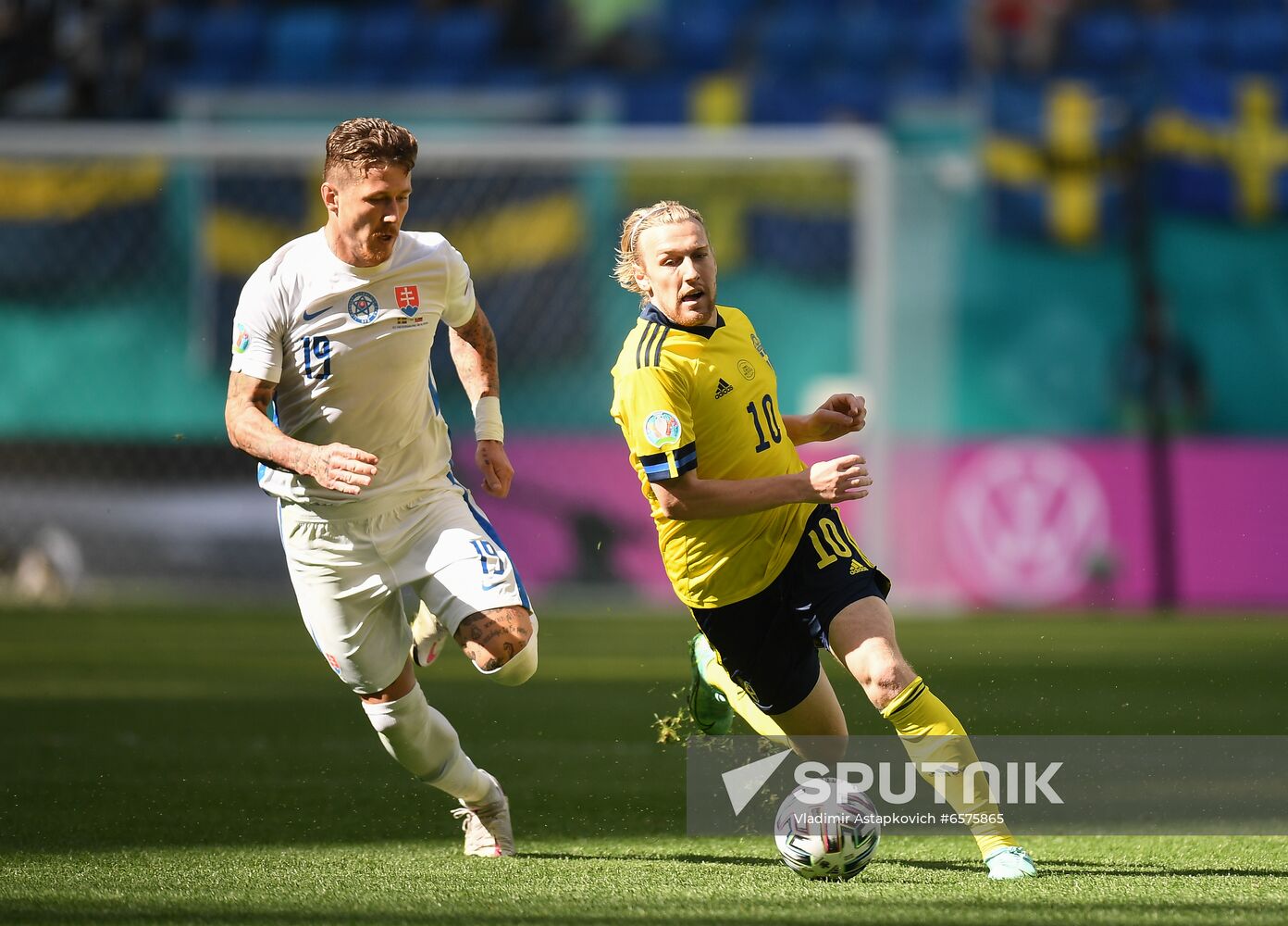 Russia Soccer Euro 2020 Sweden - Slovakia