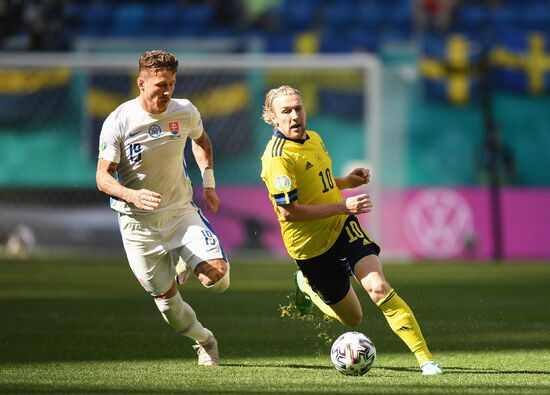 Russia Soccer Euro 2020 Sweden - Slovakia