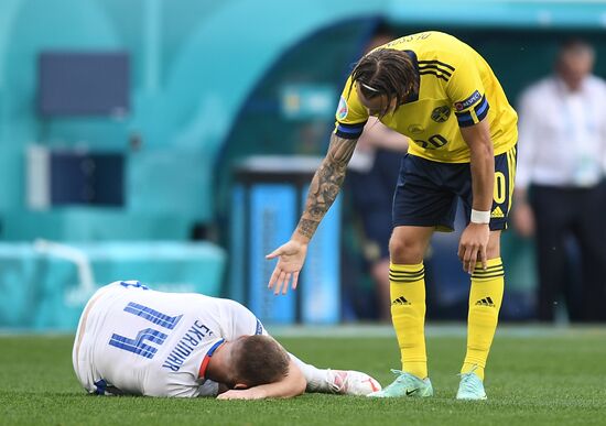 Russia Soccer Euro 2020 Sweden - Slovakia