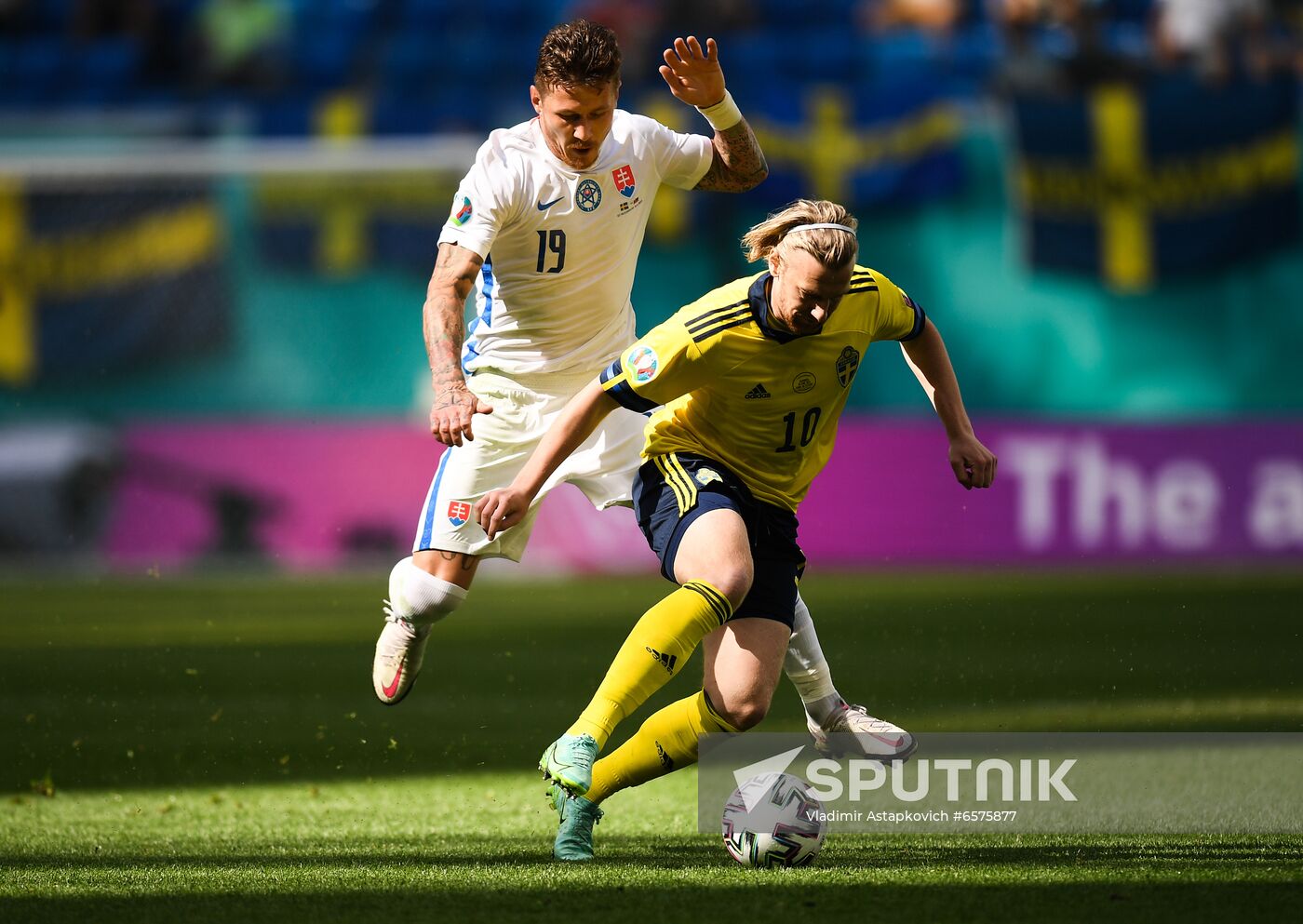 Russia Soccer Euro 2020 Sweden - Slovakia