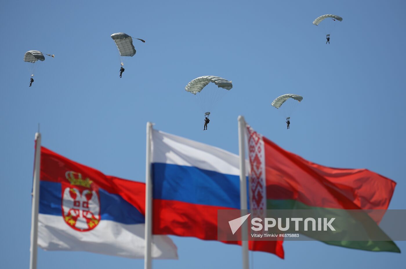 Russia Belarus Serbia Joint Military Exercise