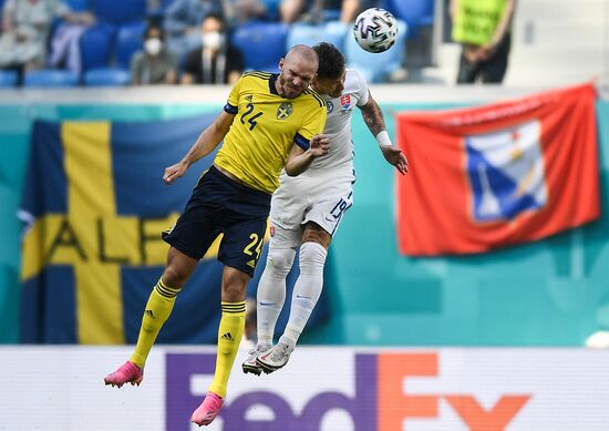 Russia Soccer Euro 2020 Sweden - Slovakia