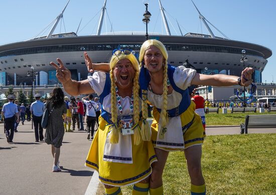 Russia Soccer Euro 2020 Sweden - Slovakia