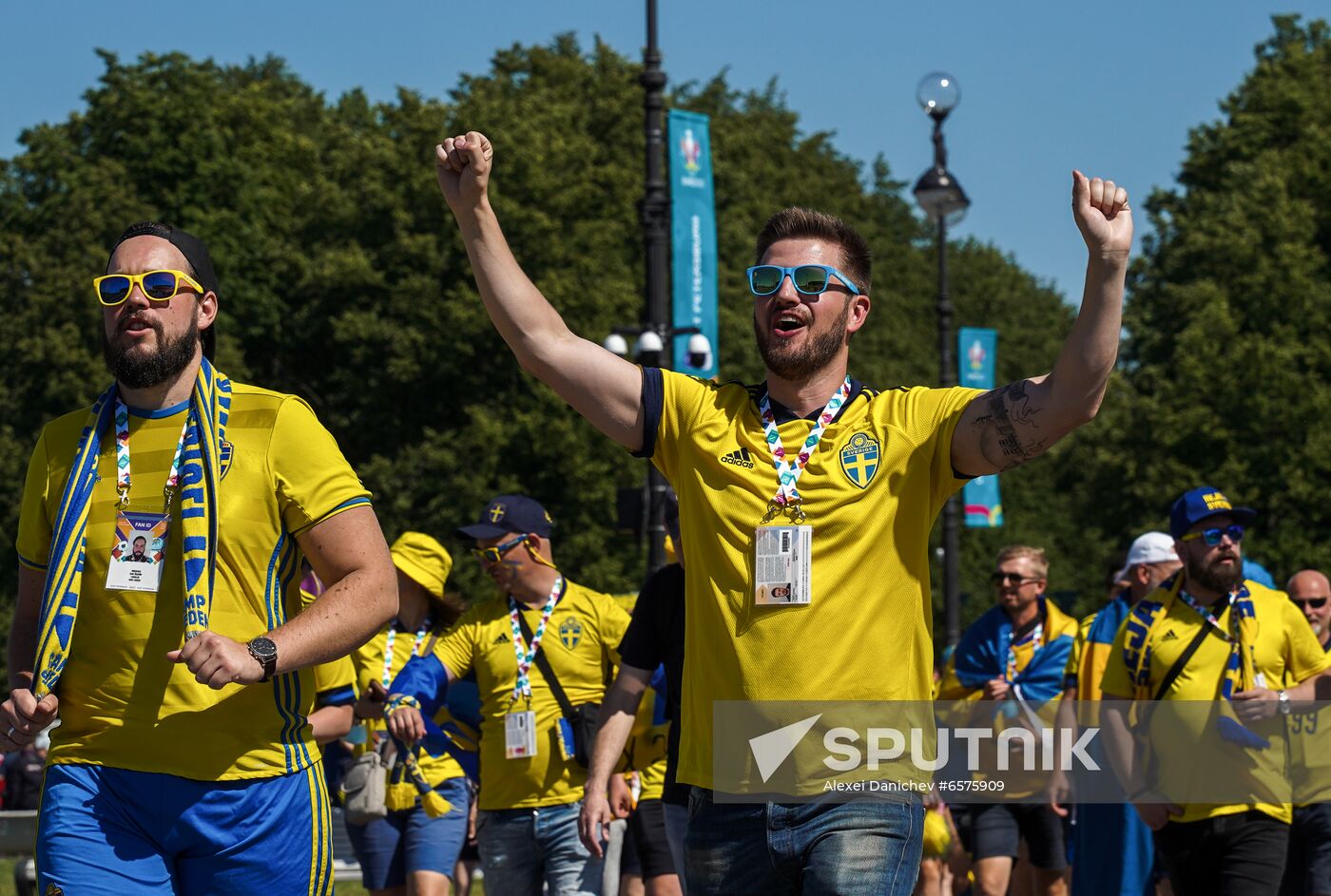Russia Soccer Euro 2020 Sweden - Slovakia