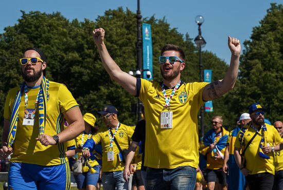 Russia Soccer Euro 2020 Sweden - Slovakia