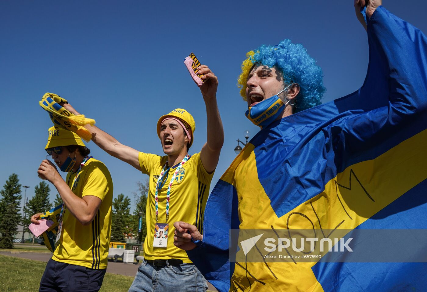 Russia Soccer Euro 2020 Sweden - Slovakia