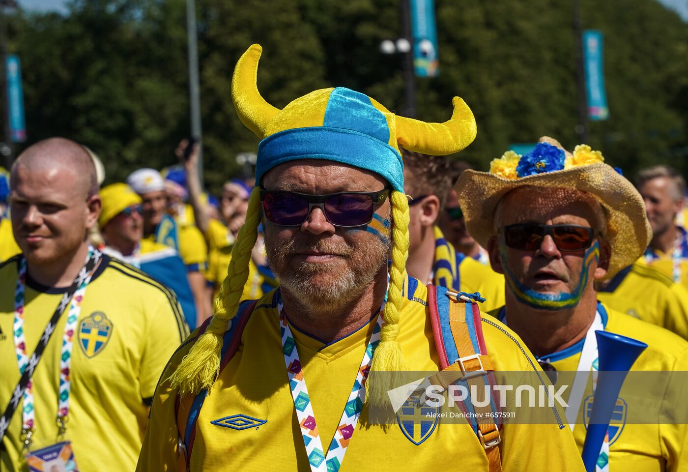 Russia Soccer Euro 2020 Sweden - Slovakia