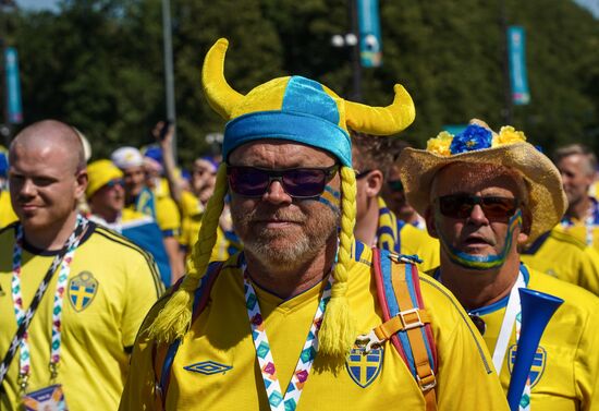 Russia Soccer Euro 2020 Sweden - Slovakia