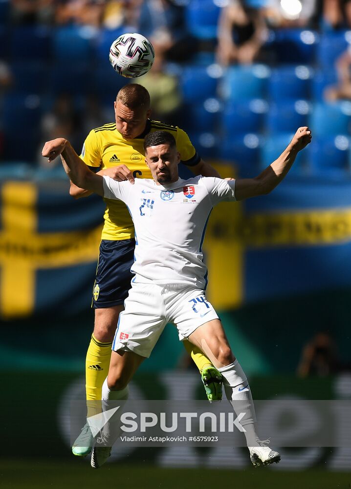 Russia Soccer Euro 2020 Sweden - Slovakia