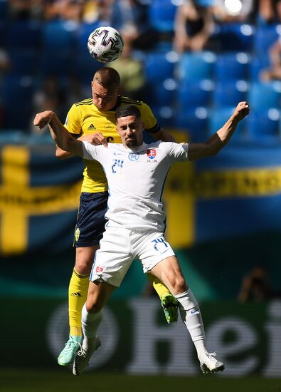 Russia Soccer Euro 2020 Sweden - Slovakia