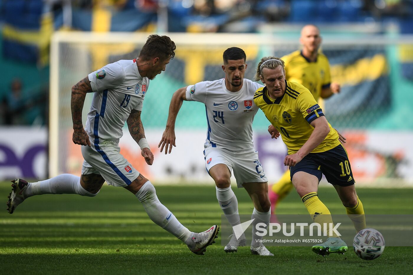 Russia Soccer Euro 2020 Sweden - Slovakia