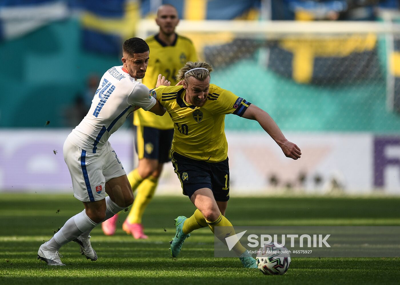 Russia Soccer Euro 2020 Sweden - Slovakia