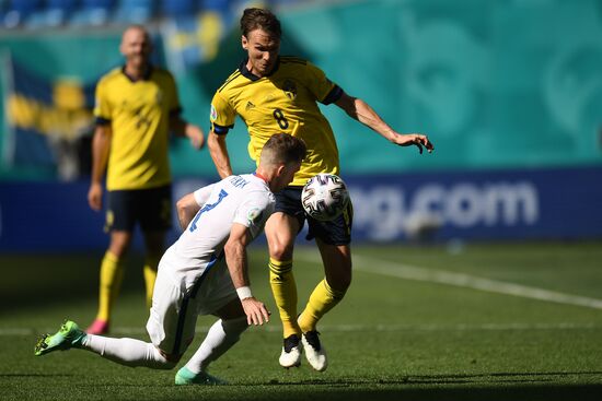 Russia Soccer Euro 2020 Sweden - Slovakia