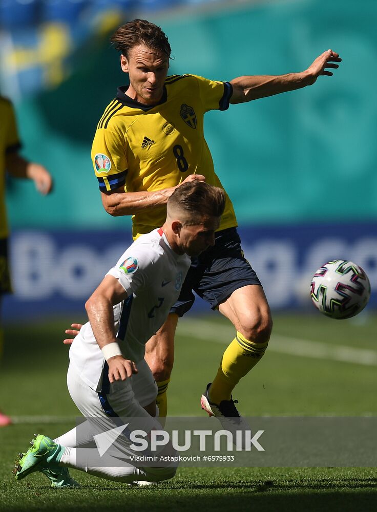 Russia Soccer Euro 2020 Sweden - Slovakia