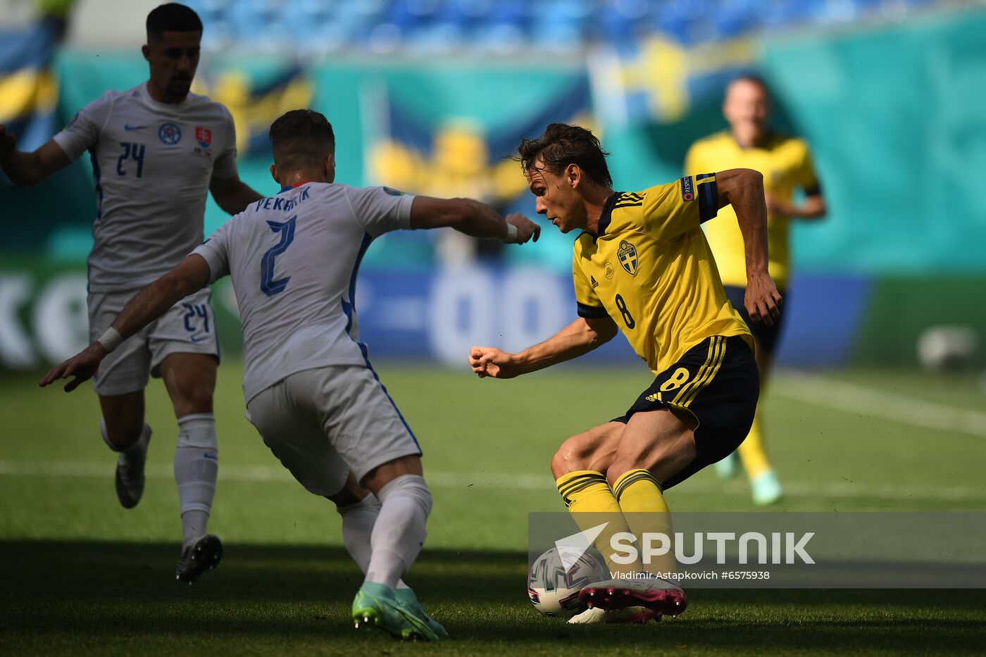Russia Soccer Euro 2020 Sweden - Slovakia