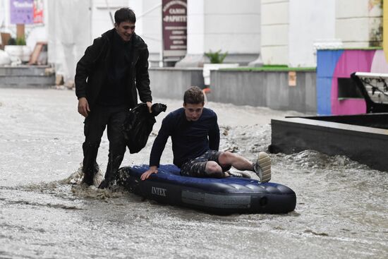 Russia Heavy Rains Aftermath