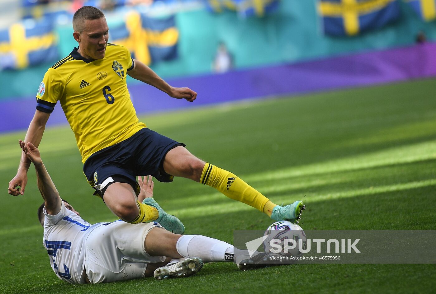 Russia Soccer Euro 2020 Sweden - Slovakia