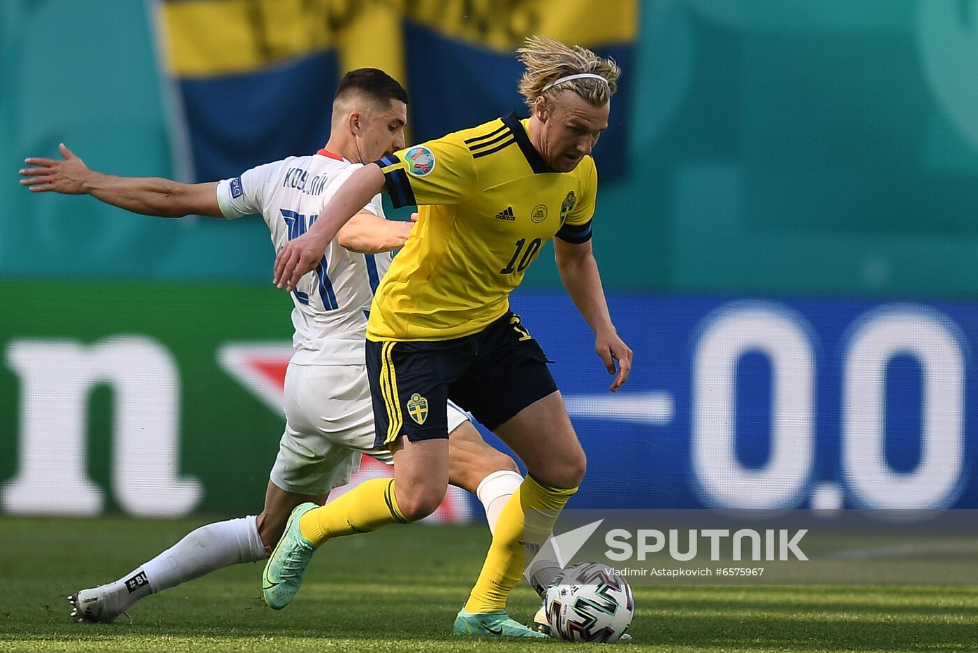 Russia Soccer Euro 2020 Sweden - Slovakia