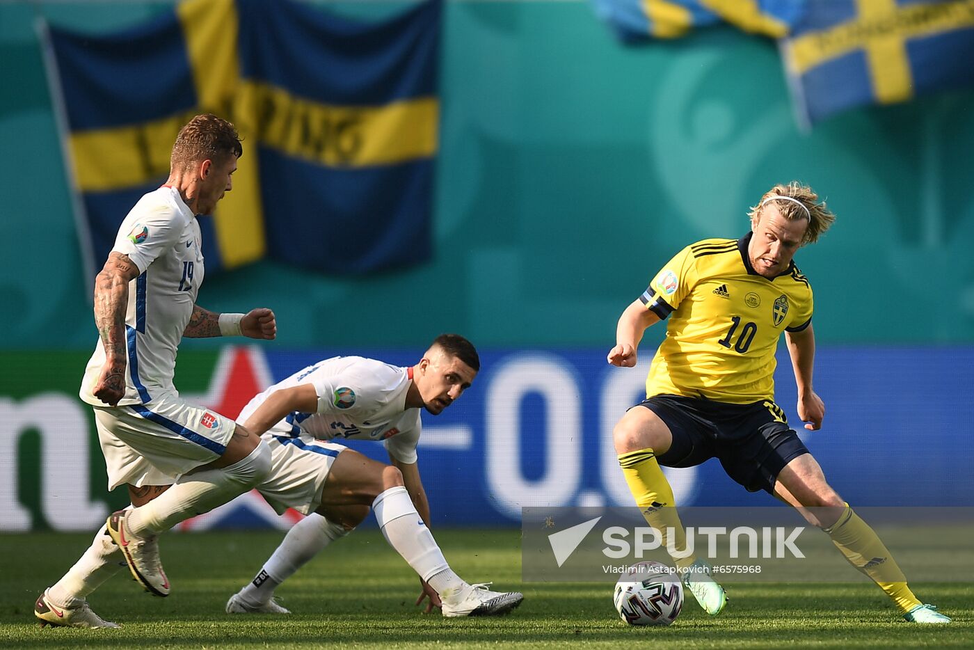 Russia Soccer Euro 2020 Sweden - Slovakia