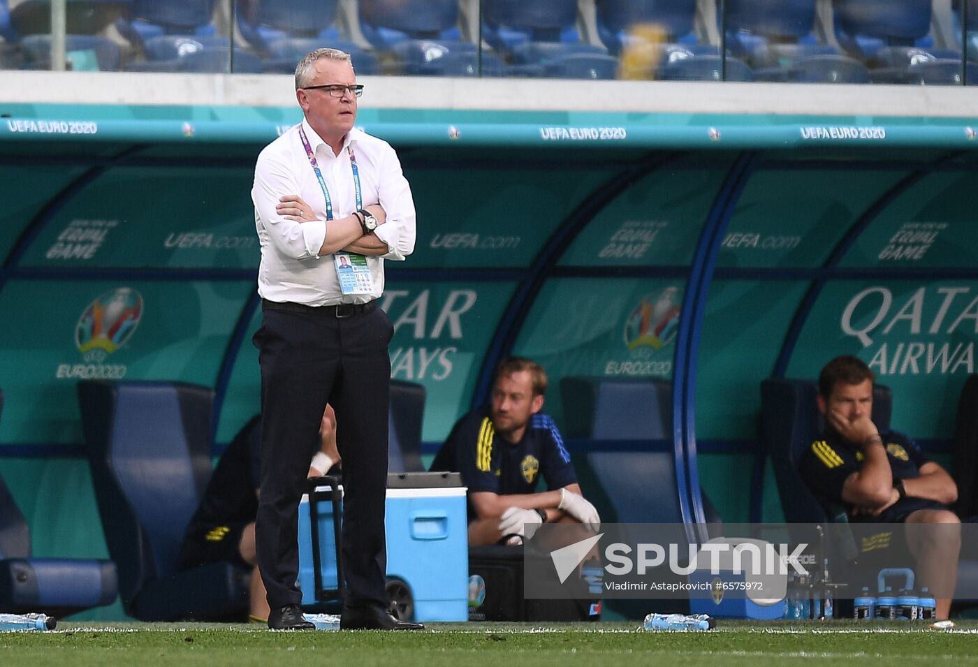 Russia Soccer Euro 2020 Sweden - Slovakia