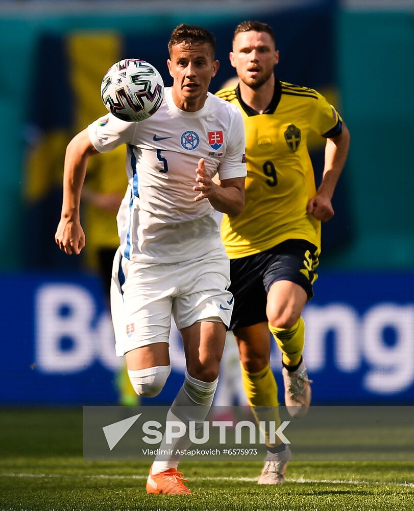 Russia Soccer Euro 2020 Sweden - Slovakia