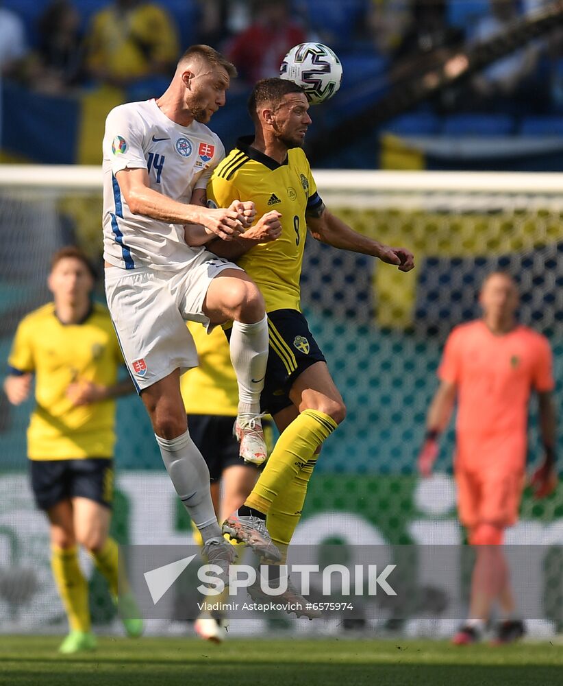 Russia Soccer Euro 2020 Sweden - Slovakia