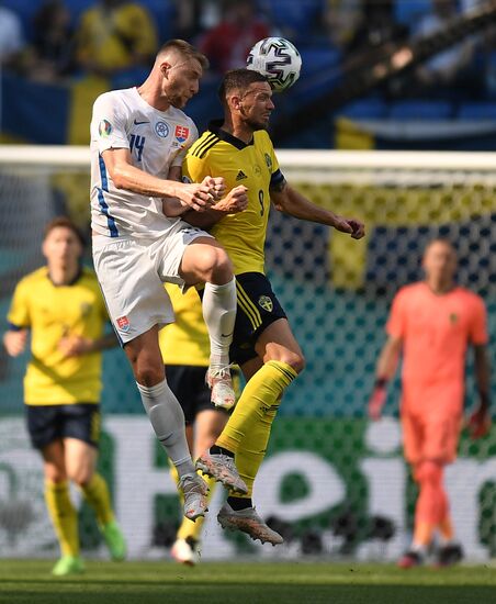 Russia Soccer Euro 2020 Sweden - Slovakia