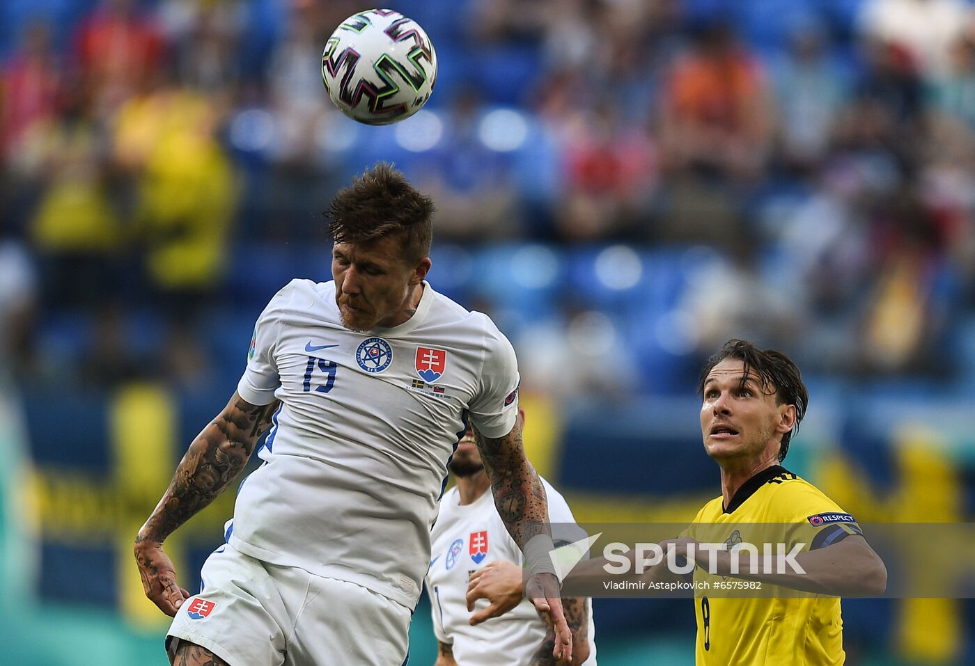 Russia Soccer Euro 2020 Sweden - Slovakia