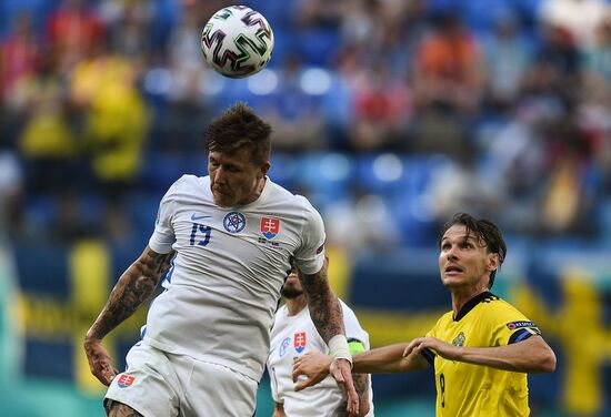 Russia Soccer Euro 2020 Sweden - Slovakia