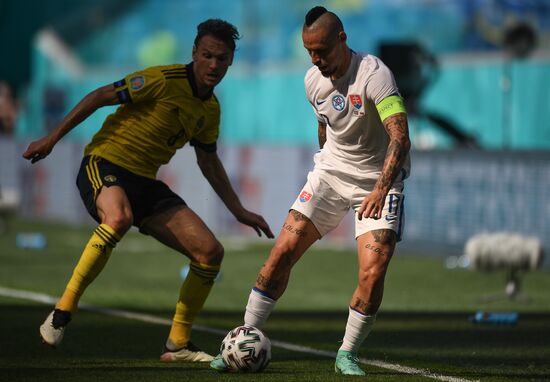 Russia Soccer Euro 2020 Sweden - Slovakia