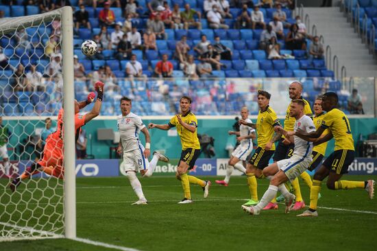 Russia Soccer Euro 2020 Sweden - Slovakia