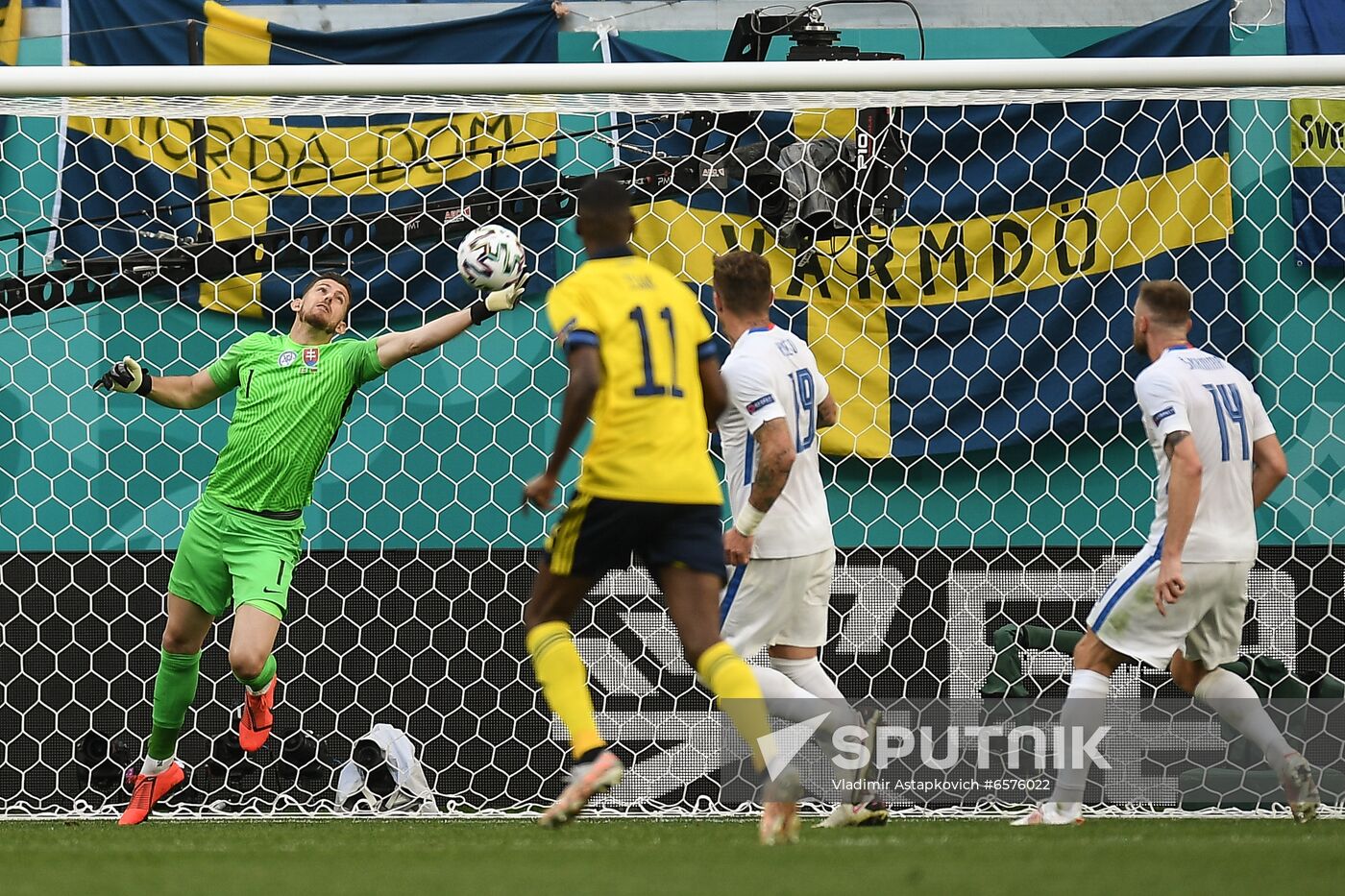Russia Soccer Euro 2020 Sweden - Slovakia