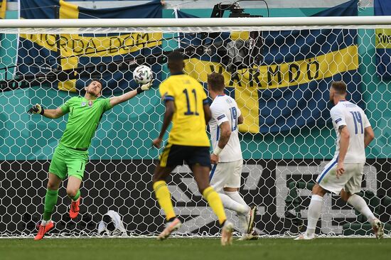 Russia Soccer Euro 2020 Sweden - Slovakia