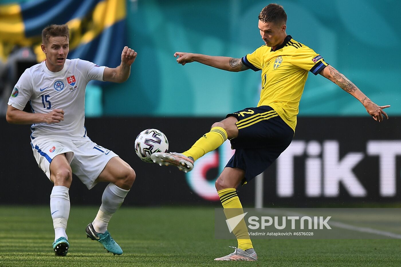 Russia Soccer Euro 2020 Sweden - Slovakia