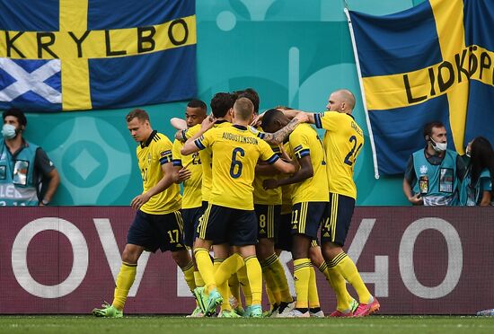 Russia Soccer Euro 2020 Sweden - Slovakia