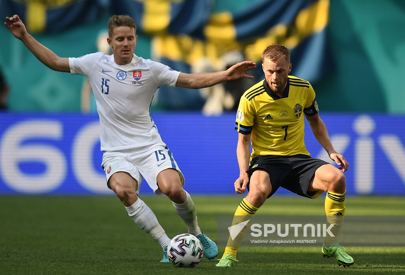 Russia Soccer Euro 2020 Sweden - Slovakia
