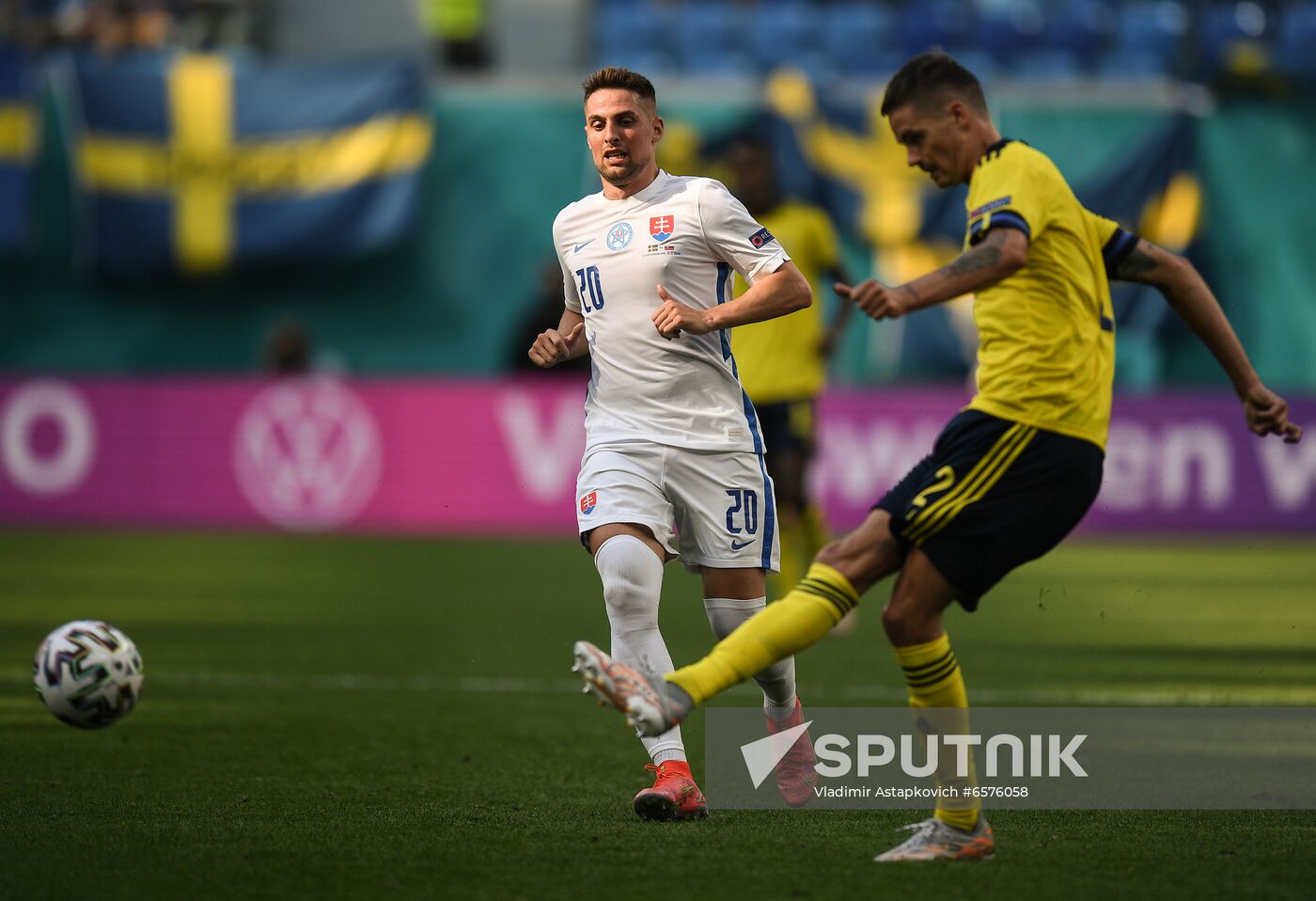 Russia Soccer Euro 2020 Sweden - Slovakia
