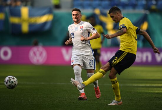 Russia Soccer Euro 2020 Sweden - Slovakia