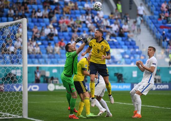 Russia Soccer Euro 2020 Sweden - Slovakia