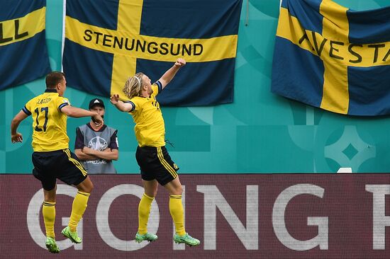 Russia Soccer Euro 2020 Sweden - Slovakia