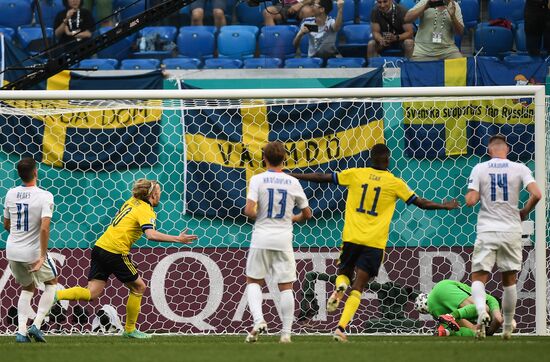 Russia Soccer Euro 2020 Sweden - Slovakia