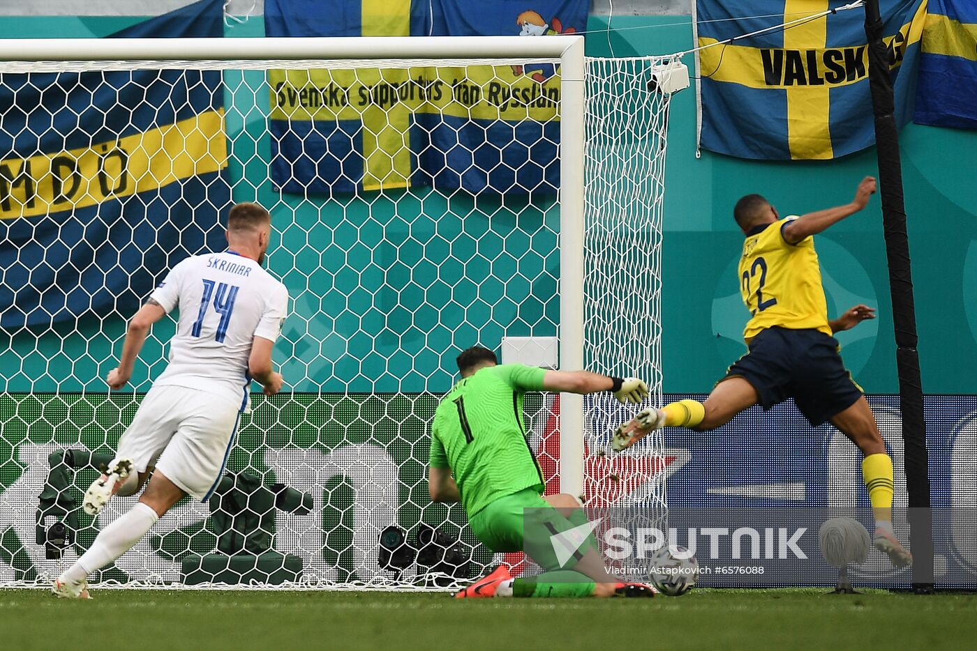 Russia Soccer Euro 2020 Sweden - Slovakia