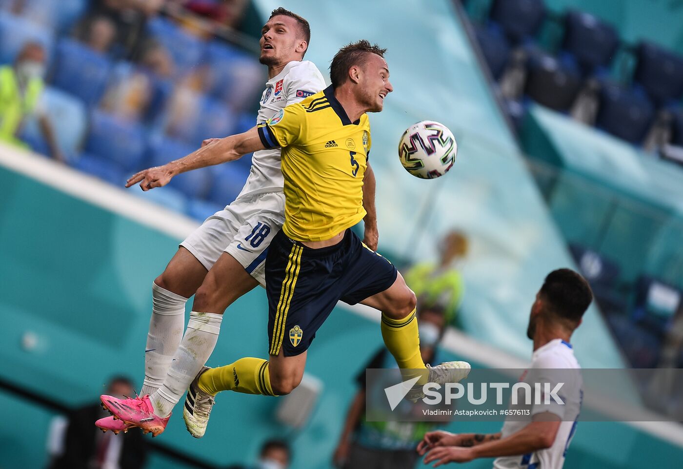 Russia Soccer Euro 2020 Sweden - Slovakia